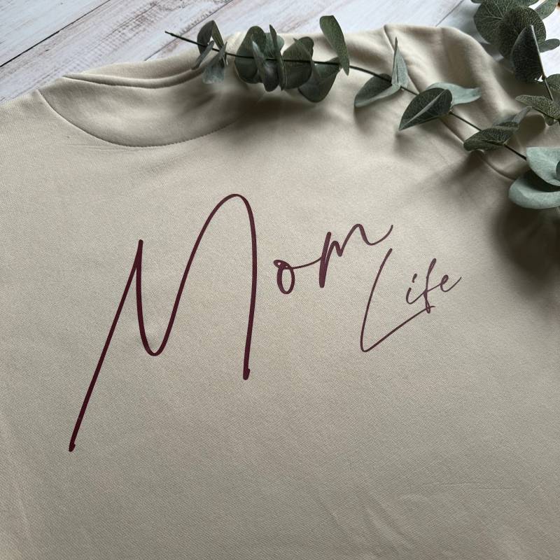 Pullover Unisex Damen Herren Mom Life Dad/Personalisiert Weihnachten Geburt Muttertag Geburtstag von juliatella