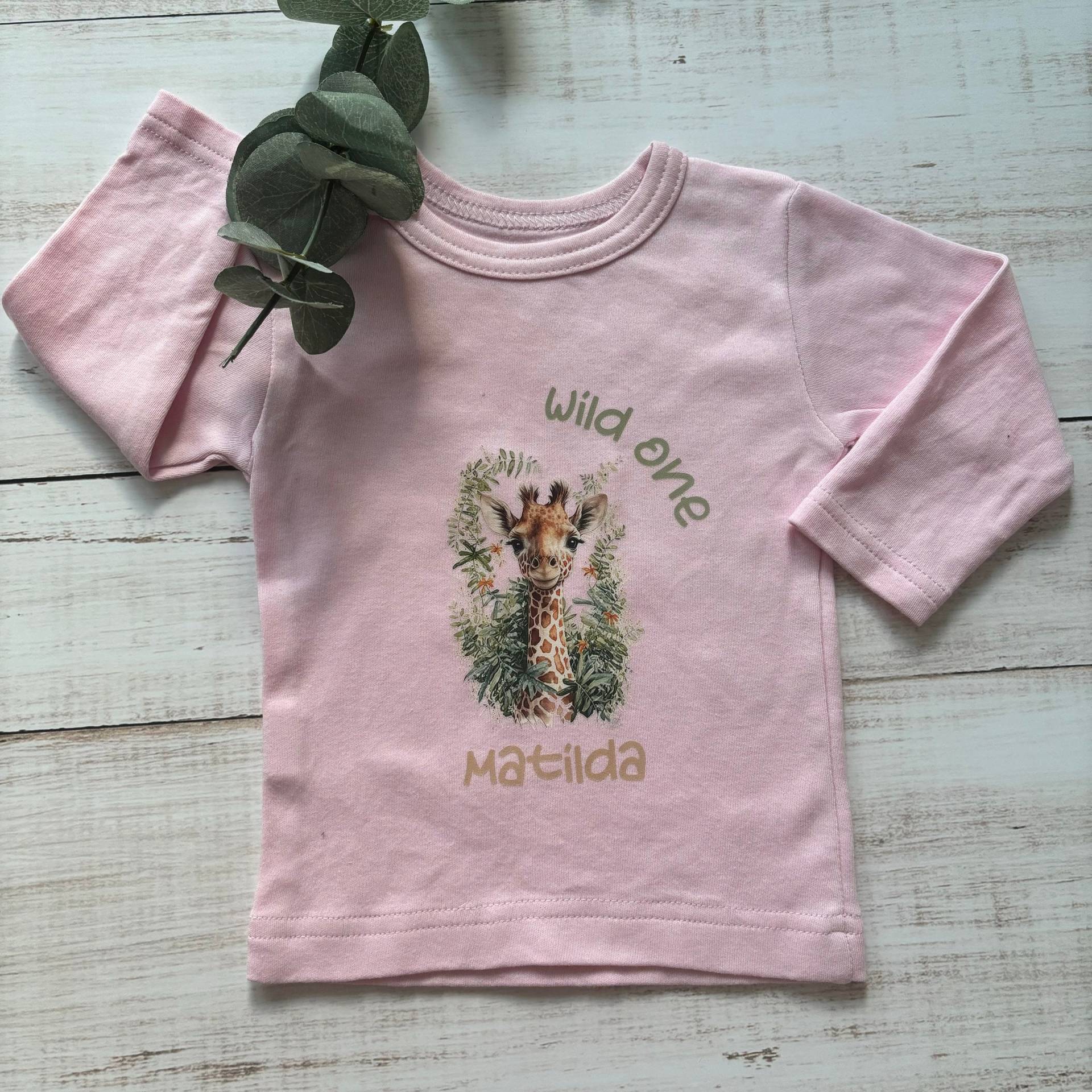 T-Shirt Geburtstag One First Birthday Geburtstags-Tshirt Erster Personalisiert Safari Wild von juliatella