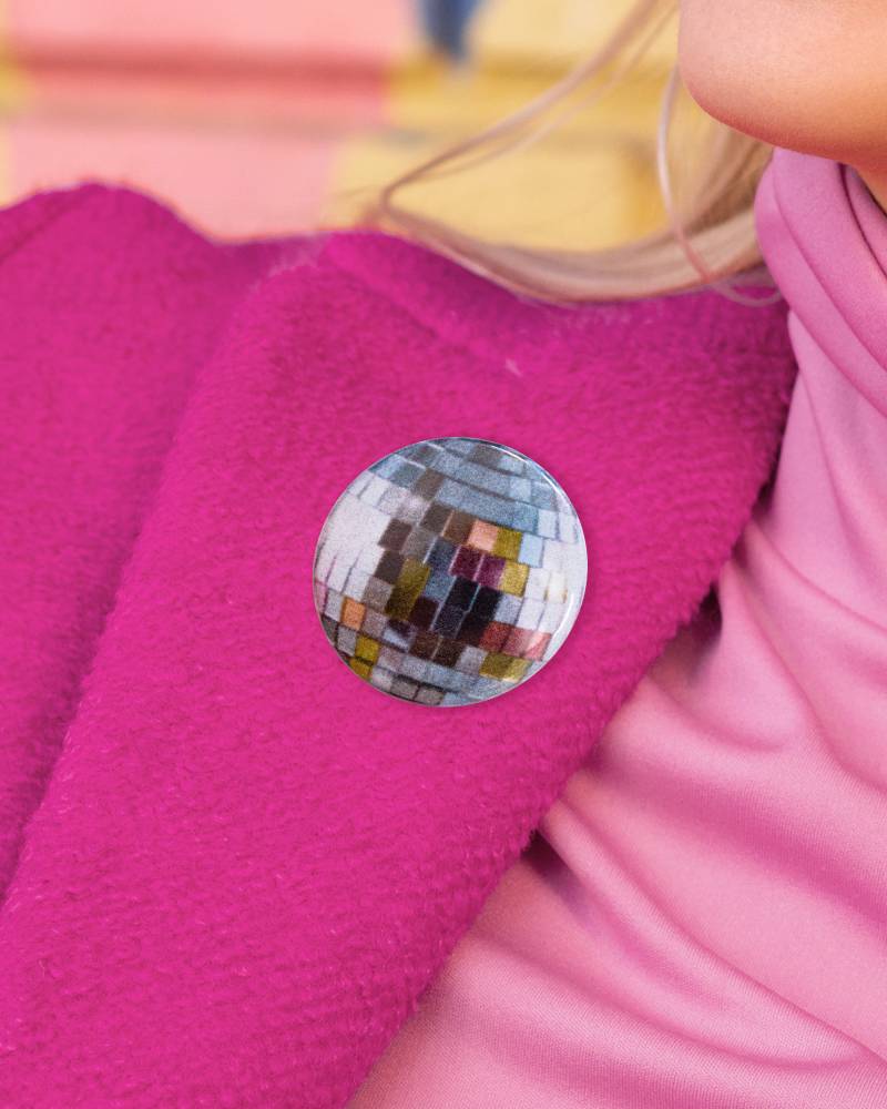 Discokugel Button Discokugel Button von juliawalck