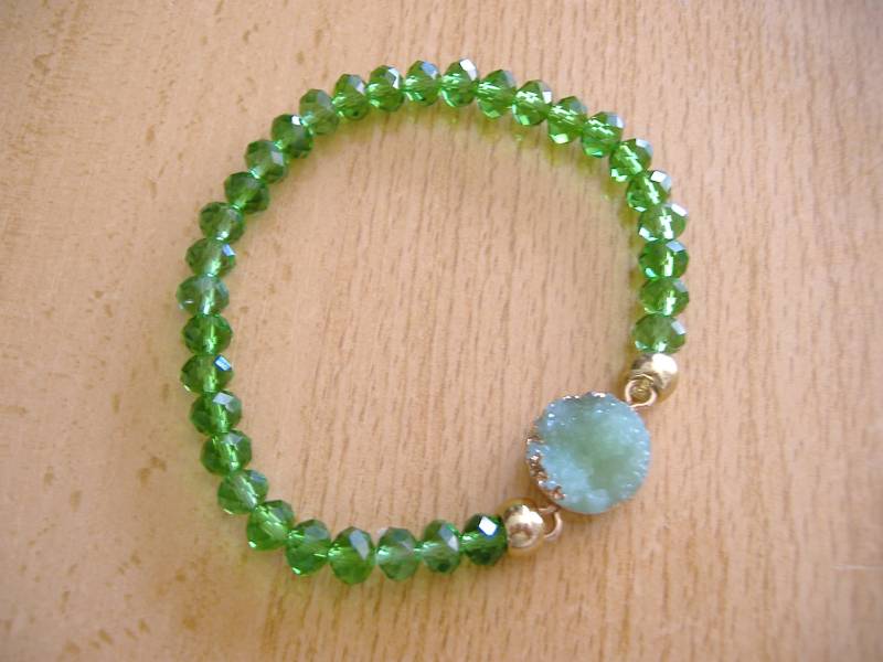 Grünes Glas Armband Herbst Grünes Glas Armband Herbst von julidell