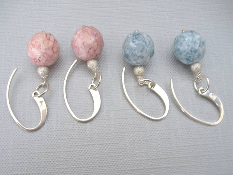 Ohrringe Mit 925 Silber Und Facettierten Kugeln Ohrringe Mit 925 Silber Und Facettierten Kugeln von julidell