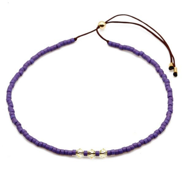 juni Armband Citrin - Feines Perlenarmband mit Glaskristallen von juni