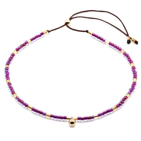 juni Boho Perlenarmband Miss Purple von juni