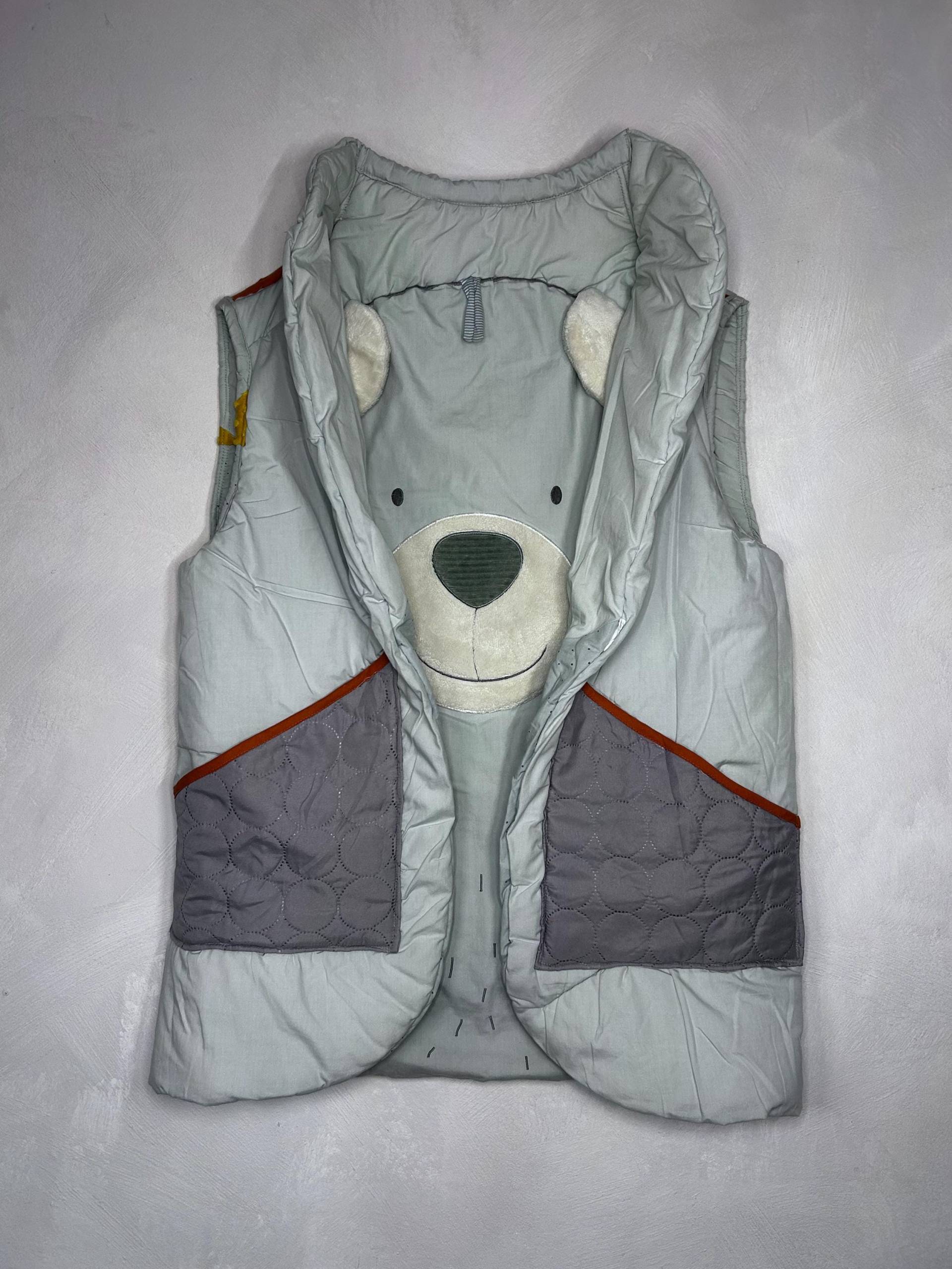 Weste, Wendeweste, Upcycling, Juniberlin, Jacke Aus Krabbeldecke von juniatelier