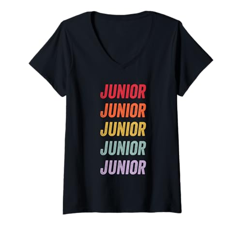 Damen Junior T-Shirt mit V-Ausschnitt Damen Junior T-Shirt mit V-Ausschnitt von junior Apparel