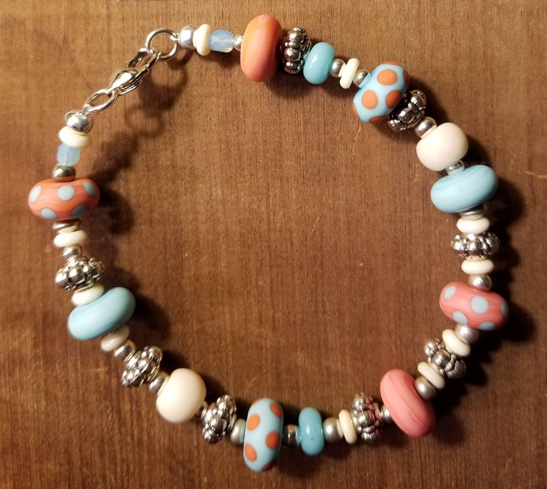 Sommerliches Glasperlen Armband Sommerliches Glasperlen Armband von junosgarden
