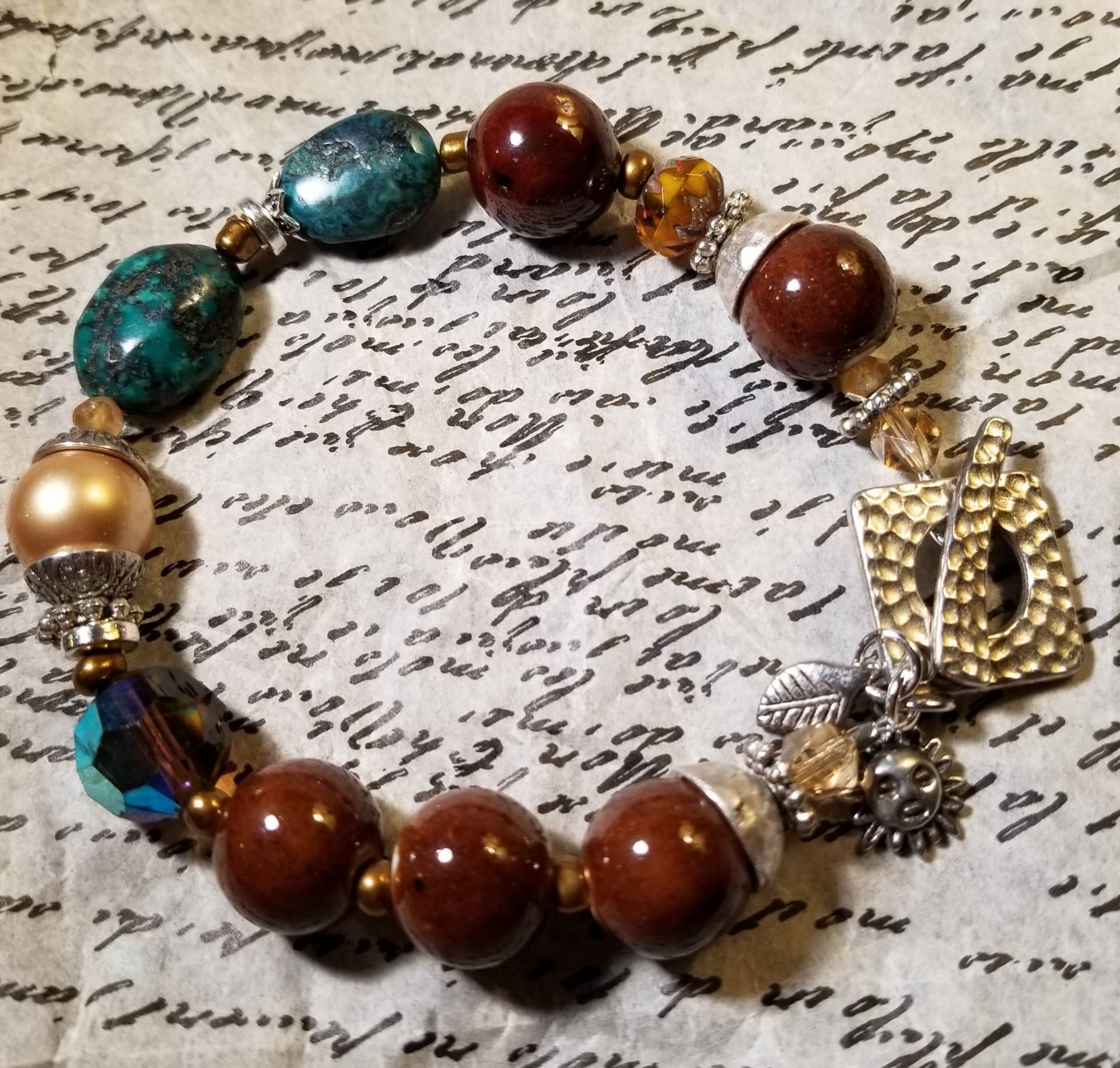 Türkis Und Keramik Armband Türkis Und Keramik Armband von junosgarden