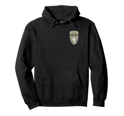 NATO ISAF Patch Wüste Pullover Hoodie von just-o