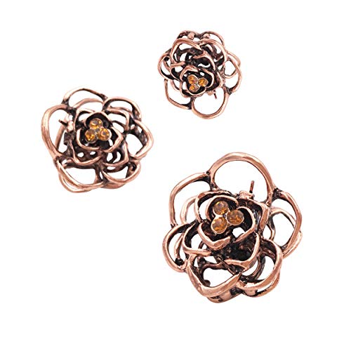 3STK Vintage Rose Mini Kleine Metall Haarklammer Spange Mädchen für Damen Frauen 3STK Vintage Rose Mini Kleine Metall Haarklammer Spange Mädchen für Damen Frauen von Lizzie Kay