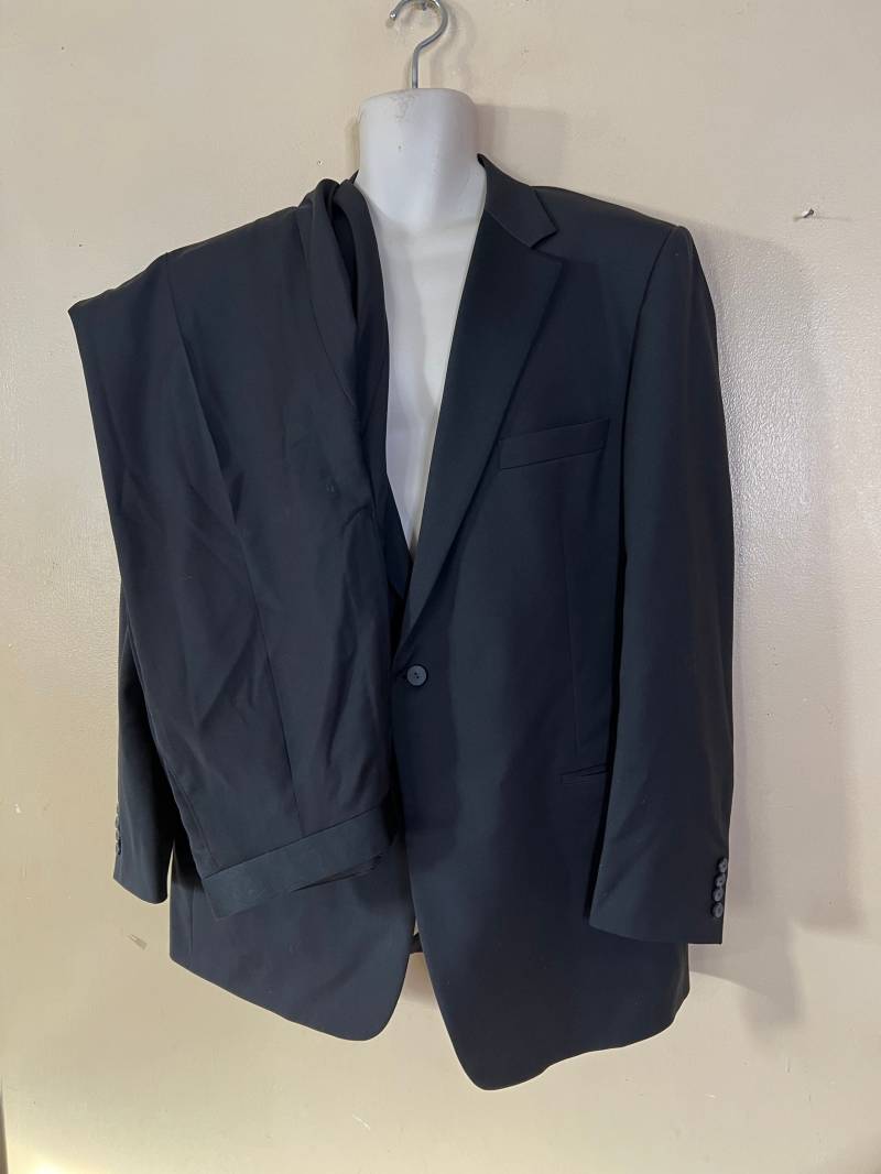 J.p. Tilford Herren 60Er 70Er Jahre Schwarz Anzüge Sportcoat Jacke Blazer Hose 40x33 Gr. 46 Lang von justbelieve3