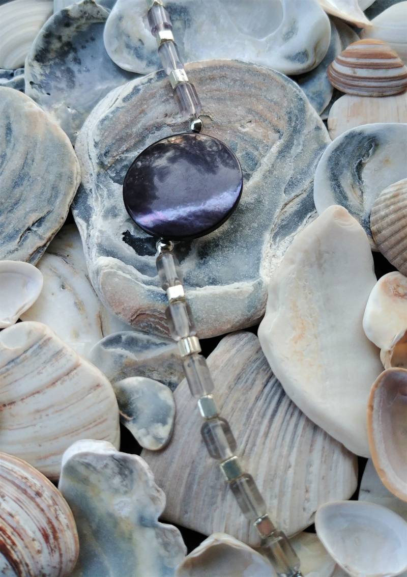 Perlmuttknopf-Armband Schmal von justfortytwo