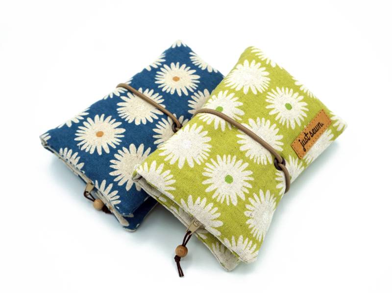 Tabaktasche/Dreherbeutel "Blumen" Blau Oder Grün | Vegan Tabaktasche/Dreherbeutel "Blumen" Blau Oder Grün | Vegan von justsewnHandmade