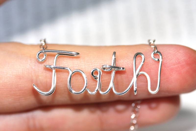 Handgemachte Faith Halskette Handgemachte Faith Halskette von justynajewelry