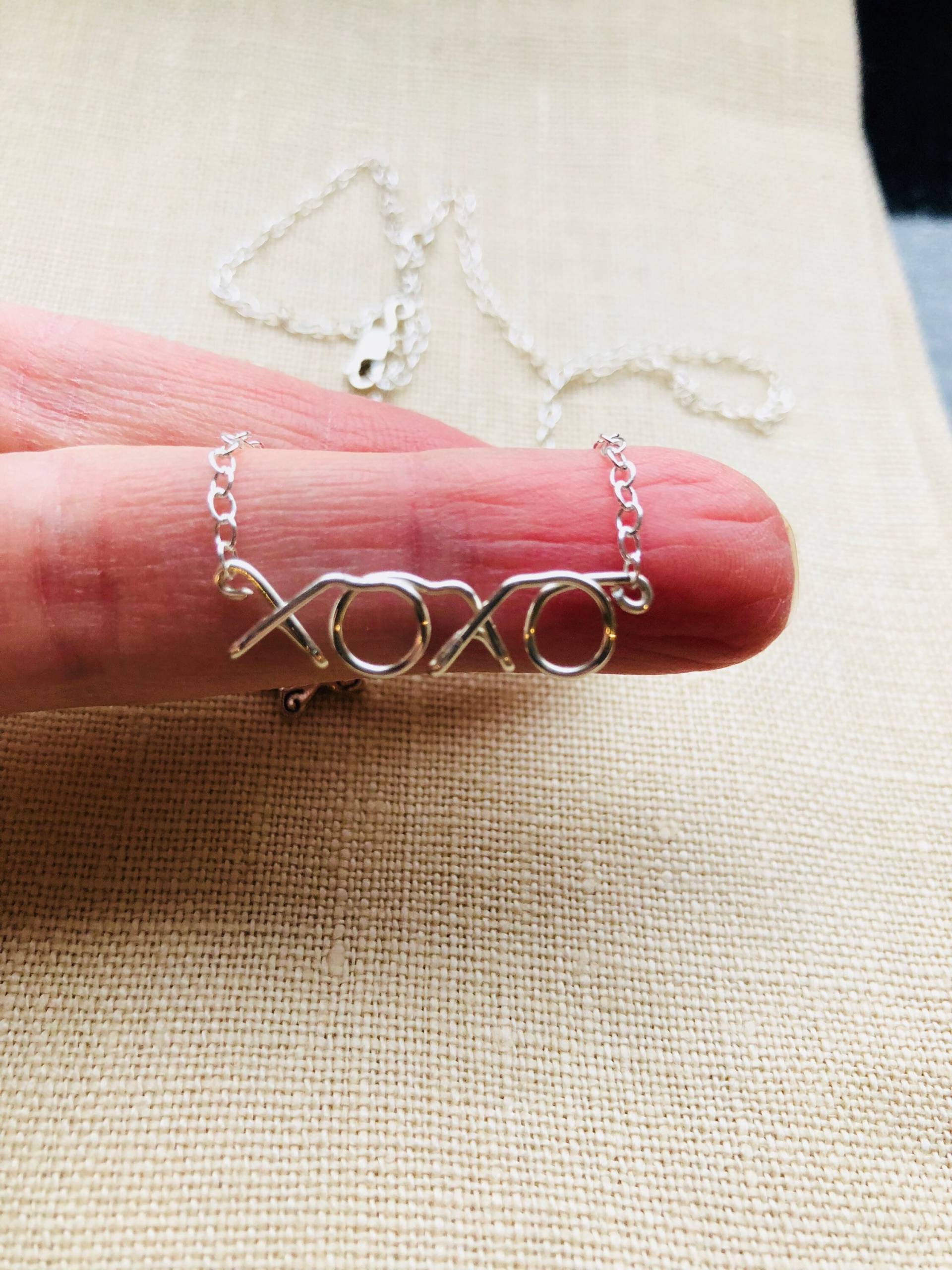 xoxo Halskette von justynajewelry