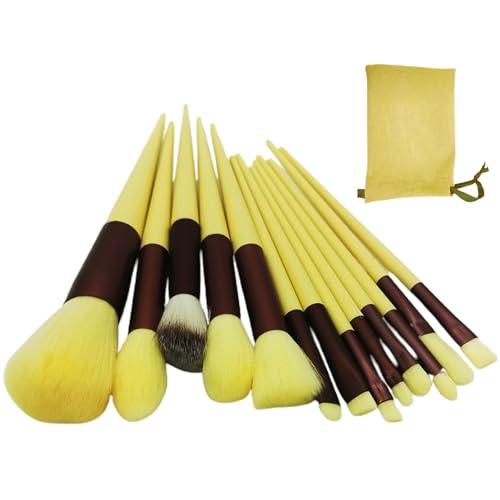 Make-up-Pinsel-Set mit weichen Borsten, multifunktionales Beauty-Werkzeug, Konturpinsel, Lidschatten, Rouge-Pinsel-Set für Damen, 13 Stück von jyibinee