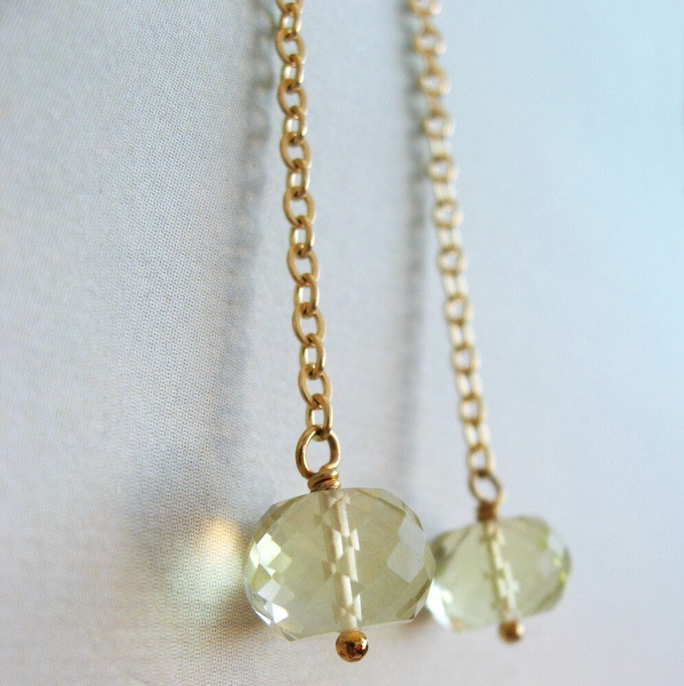 Meyer Ohrhänger Lemon Topas, Goldgefüllt Meyer Ohrhänger Lemon Topas, Goldgefüllt von jzdesigns