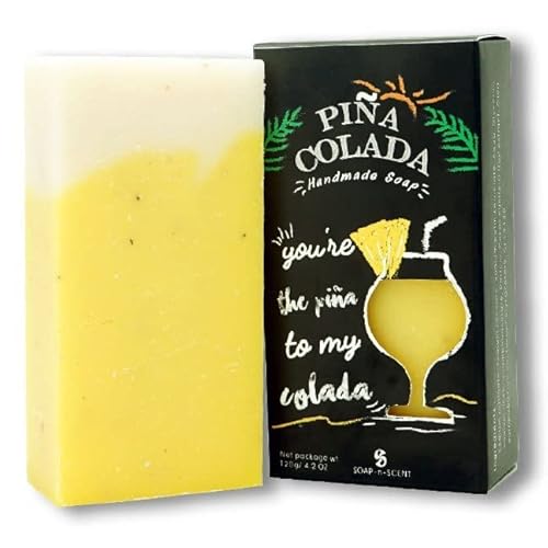 Cocktail Seife Pina Colada - Handgemacht - Sommer, Sonne, Salsa! die spritzige Naturseife - Vegan von k/A