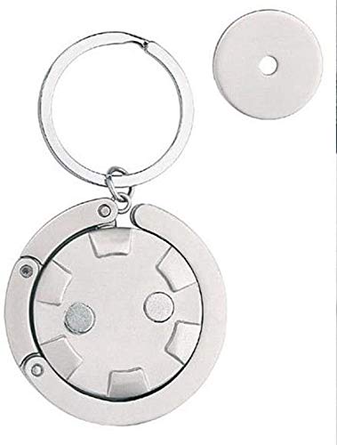 k.A. Schlüsselanhänger Chiphalter + Taschenhalter incl. Metall Einkaufs Chip von k.A.