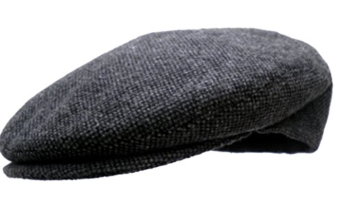 k.A. Herrenmütze Wollmütze Sportmütze Schiebermütze Flatcap Schlägermütze (58, Dunkelgrau) von k.A.