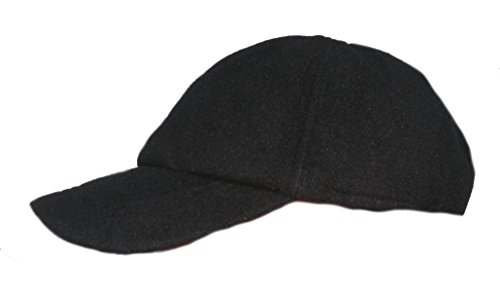 k.A. Wintercap mit Ohrenklappen Basecap Schirmmütze Fleecemütze (Schwarz) von k.A.