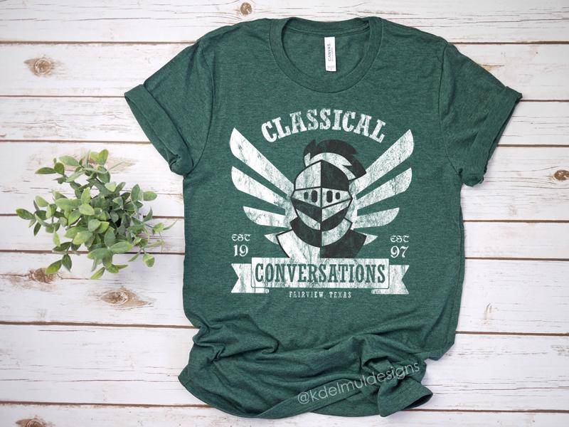 Classical Conversations Mittelalterliches Ritter-T-Shirt, Cc-T-Shirt, Zyklus 2, Cc-Campus-Shirt, Homeschool, Unisex Classical Conversations Mittelalterliches Ritter-T-Shirt, Cc-T-Shirt, Zyklus 2, Cc-Campus-Shirt, Homeschool, Unisex von kDelMulDesigns