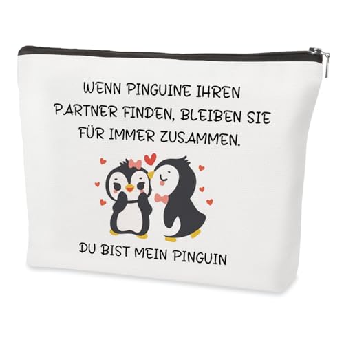 Muttertagsgeschenk Geburtstag Ostergeschenk Jahrestag Beste Geschenkideen Kosmetiktasche Pinguin Geschenk für Partner Freundin Frau Ehefrau von kEUkunHA