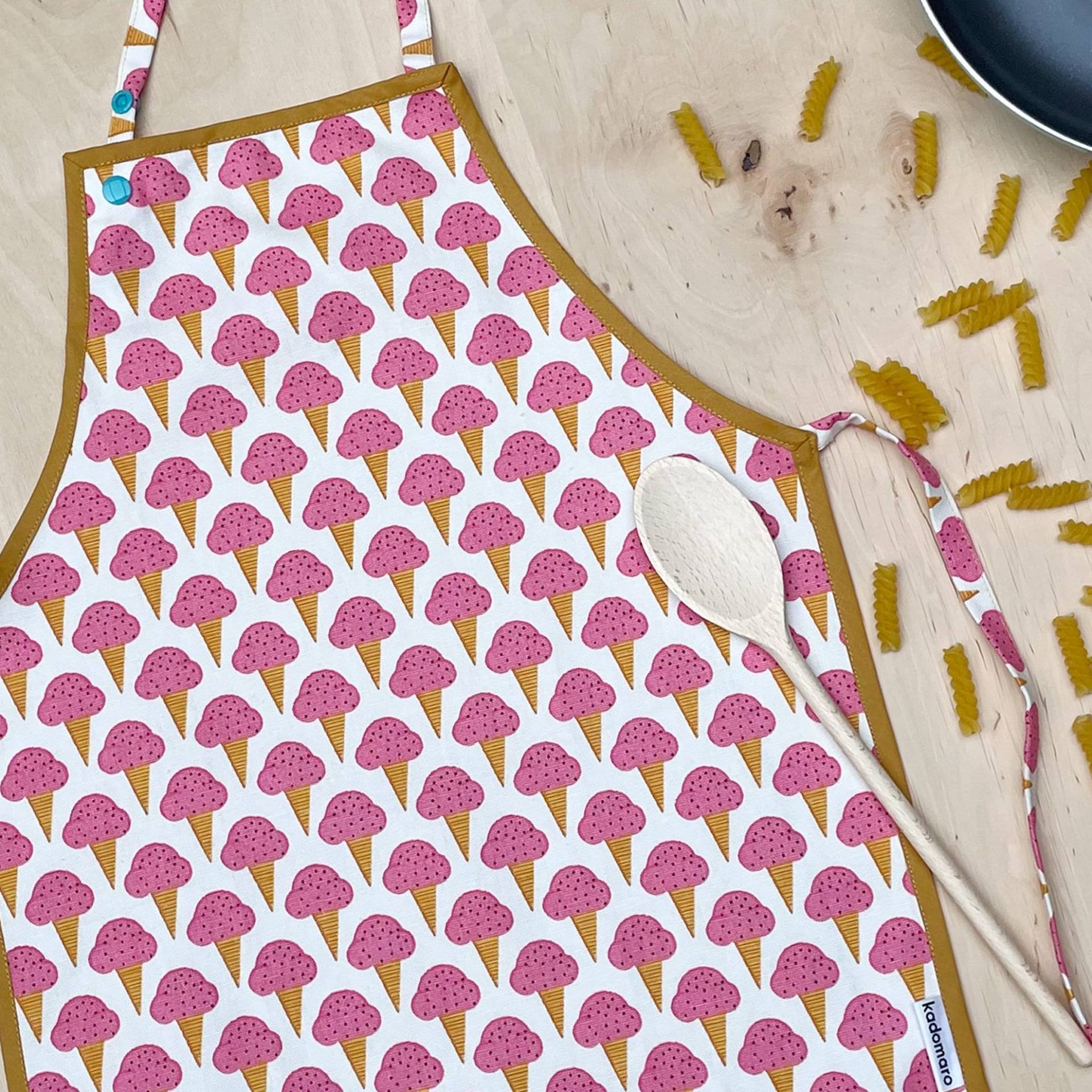 Schürze Kinder Erwachsene 3 Größen Eis von kadomaro