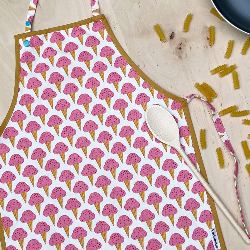 Schürze Kinder Erwachsene 3 Größen Eis von kadomaro