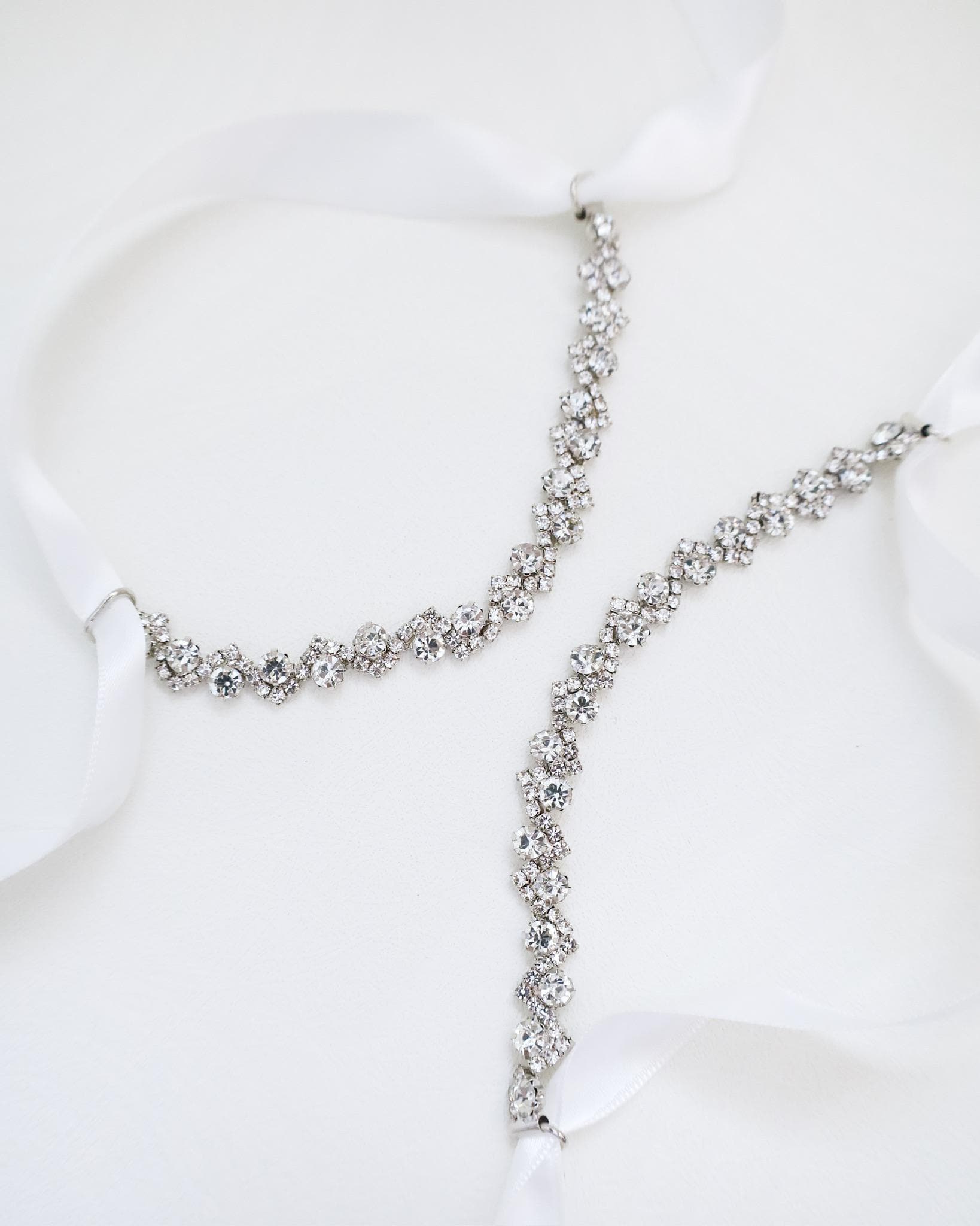 Amaryllis Knöchelriemen, Hochzeitsschuhzubehör, Brautschuhriemen, Brautjungfern Zubehör von kaileep