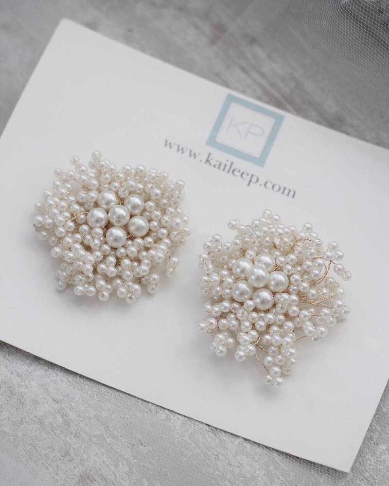 Mini Pearls Schuhclips, Hochzeitsaccessoires, Brautjungfern Geschenk, Strass Braut Accessoires von kaileep