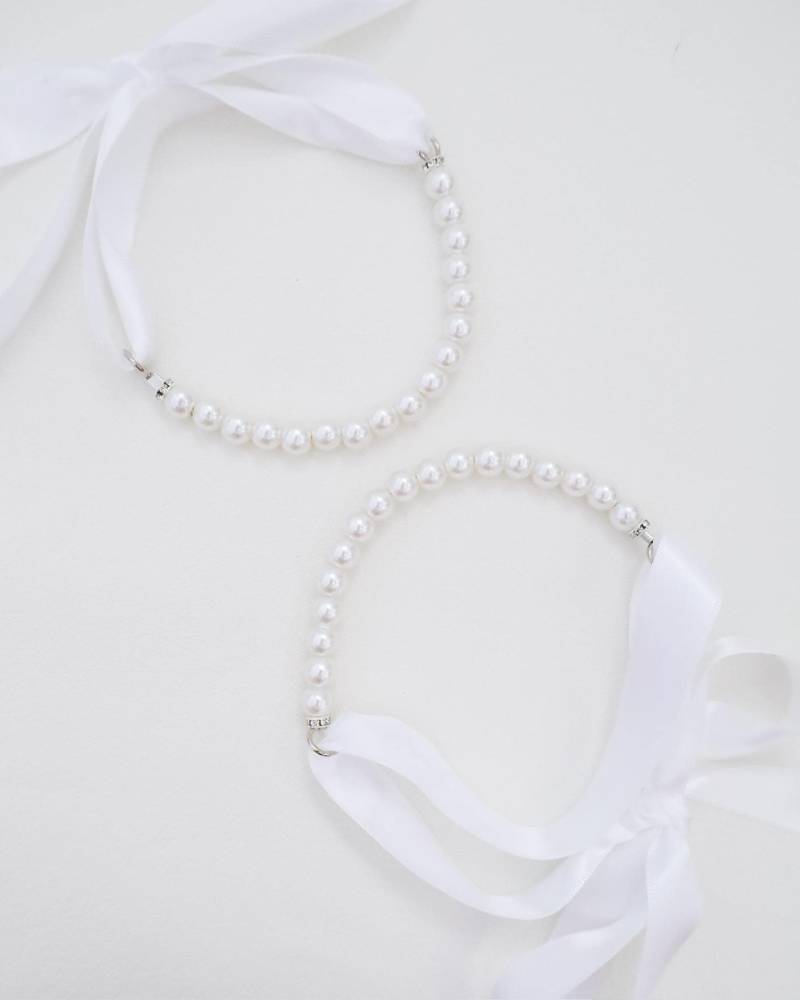 Perlen Knöchel Riemen, Hochzeitsschuhe Zubehör, Brautschuh Brautjungfern Zubehör von kaileep