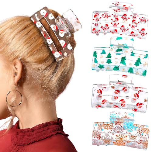 kaiolbly Weihnachten Haarspangen Klauenform Schneemann Weihnachtsmann Schneeflocke Weihnachtsbaum Design Haarschmuck Transparent Cartoon Haarspangen Frauen Haarspangen Rot Grün Gold Weihnachtskralle kaiolbly Weihnachten Haarspangen Klauenform Schneemann Weihnachtsmann Schneeflocke Weihnachtsbaum Design Haarschmuck Transparent Cartoon Haarspangen Frauen Haarspangen Rot Grün Gold Weihnachtskralle von kaiolbly