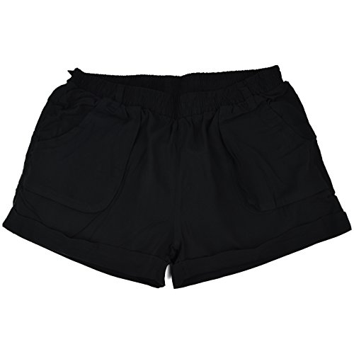 kaiser24 Damen Sommer Bermuda Shorts (L (44/46), schwarz) von kaiser24