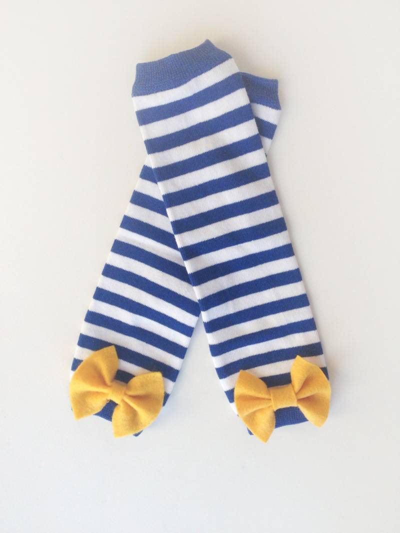 Chanukka-Baby-stulpen, Blau Und Weiß Gestreifte Beinwärmer von kakabaka