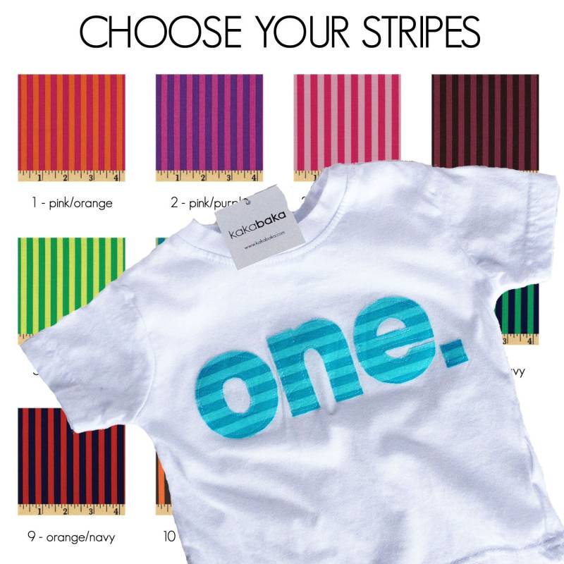 Wählen Sie Ihren Stoff Ersten Geburtstag Ein T Shirt von kakabaka