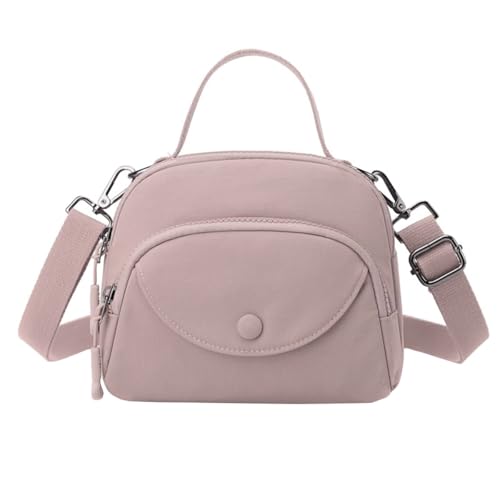 kakarin choyx Niedlicher Mini-Rucksack, 17 cm, wasserdicht, leicht, Nylon, verstellbare Schultergurte, kleine Geldbörse für Damen, Pink, Mini von kakarin choyx