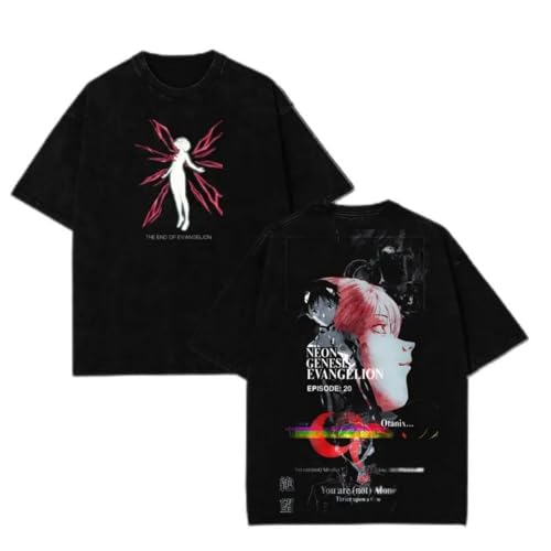 Anime Eva Evangelion EVA-01 T-Shirt Hipster T Shirts Kurzarm Y2K Basic Tops Sommer Baumwolle O-Neck Oversize Clothes von kakazoomm store
