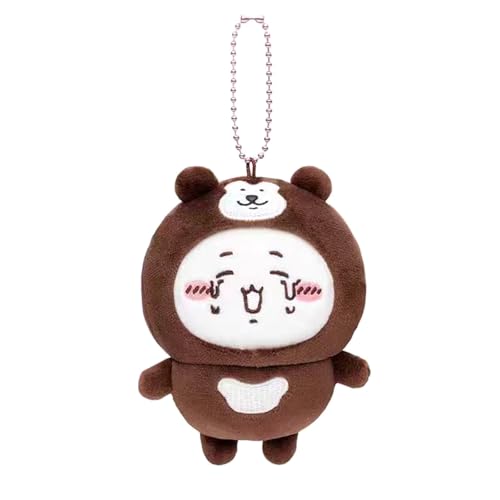JokeBear Plüsch Anhänger Usacchi Schlüsselanhänger Hachiware Anhänger modisch süßer Plüschtier Anhänger von kakazoomm store