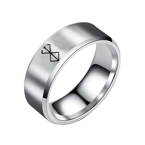 kakazoomm store Anime Berserker Ringe Cos Guts Ring Schmuck Accessoire Merch von kakazoomm store