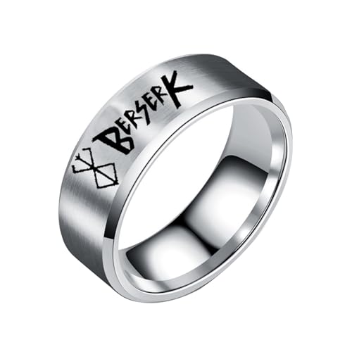 kakazoomm store Anime Berserker Ringe Cos Guts Ring Schmuck Accessoire Merch von kakazoomm store