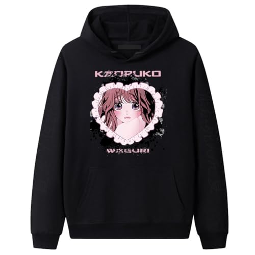 kakazoomm store Fragrant Flower Blooms with Dignity Hoodie Kaoruko Waguri Anime Bedrucktes Sweatshirt Unisex Herren Loose Casual Hoodie von kakazoomm store