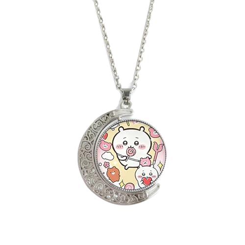 kakazoomm store Hachiware Necklace Usagi Pendant Momonga Choker Decoration Rakko Necklace von kakazoomm store