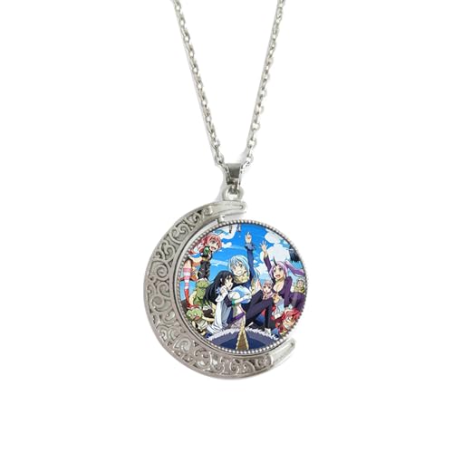 kakazoomm store Slime-Halskette Rimuru Tempest Anhänger Reincarnated as a Slime Choker-Verzierung Diablo Shuna Shion Benimaru Halskette von kakazoomm store