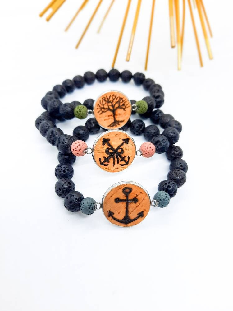 Lavaperlen Armband Lavaperlen Armband von kakukoSchmuck