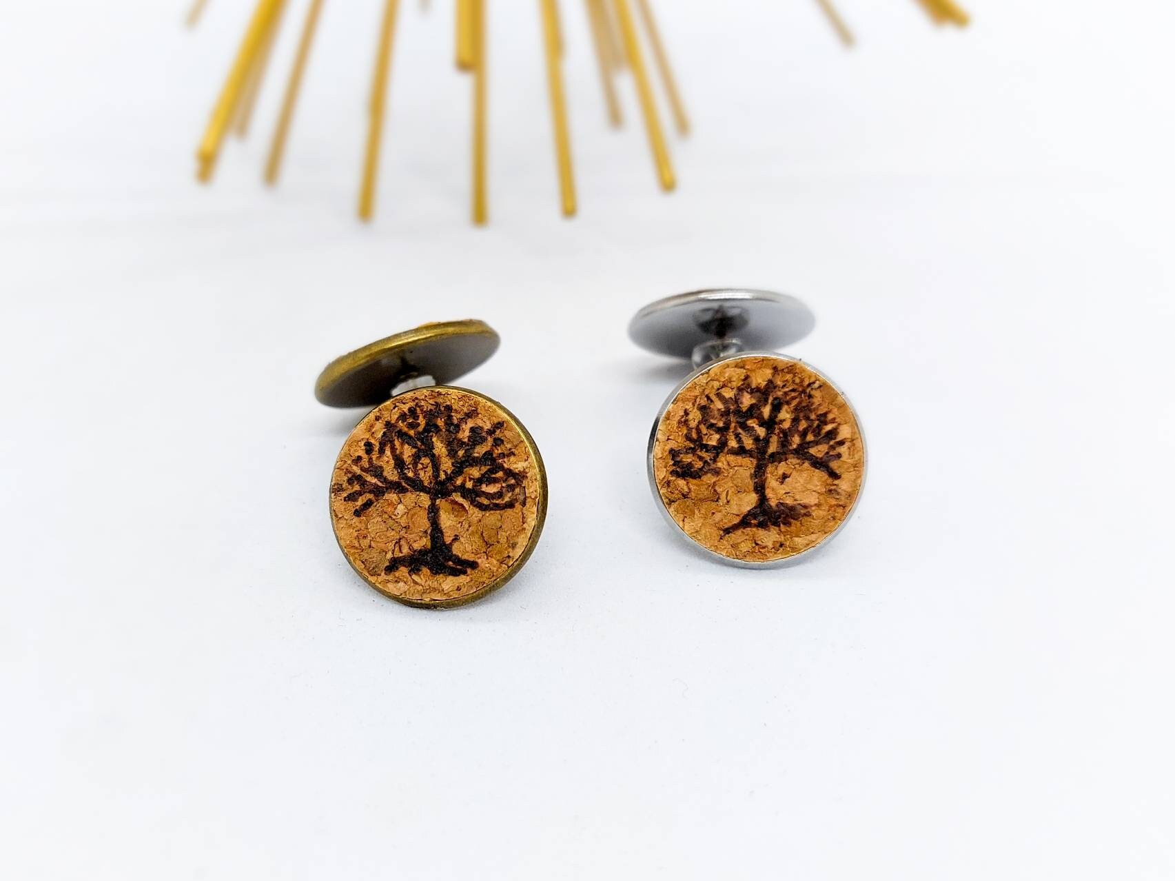 Ohrstecker Baum Ohrstecker Baum von kakukoSchmuck