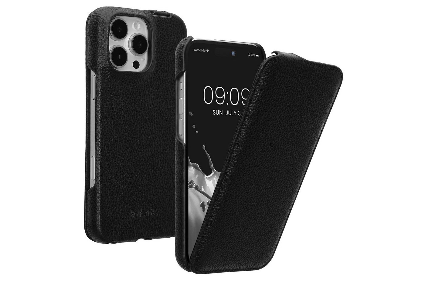 kalibri Etui Flip-Hülle Ultra Slim Tasche für Apple iPhone 16 Pro Max, Leder Schutzhülle Case kalibri Etui Flip-Hülle Ultra Slim Tasche für Apple iPhone 16 Pro Max, Leder Schutzhülle Case von kalibri