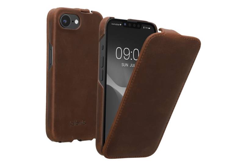 kalibri Etui Flip-Hülle Ultra Slim Tasche für Apple iPhone 16e, Leder Schutzhülle Case kalibri Etui Flip-Hülle Ultra Slim Tasche für Apple iPhone 16e, Leder Schutzhülle Case von kalibri