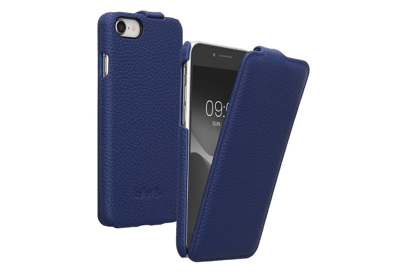 kalibri Etui Flip-Hülle Ultra Slim Tasche für Apple iPhone SE / 8 / 7, Leder Schutzhülle Case kalibri Etui Flip-Hülle Ultra Slim Tasche für Apple iPhone SE / 8 / 7, Leder Schutzhülle Case von kalibri