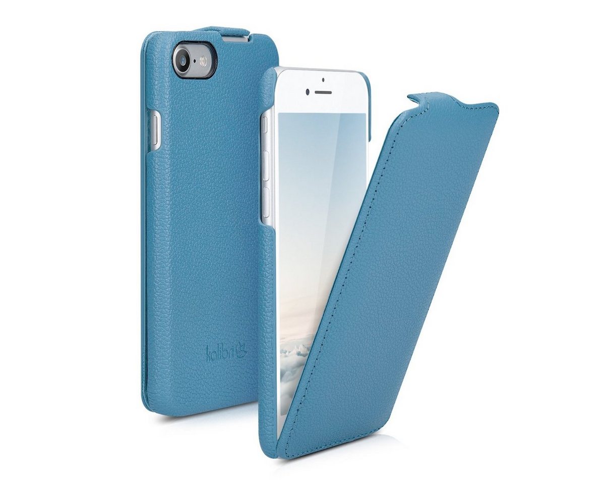 kalibri Etui Flip-Hülle Ultra Slim Tasche für Apple iPhone SE / 8 / 7, Leder Schutzhülle Case kalibri Etui Flip-Hülle Ultra Slim Tasche für Apple iPhone SE / 8 / 7, Leder Schutzhülle Case von kalibri