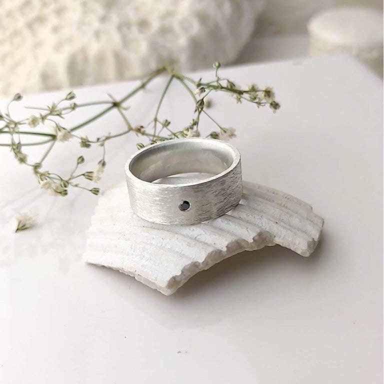 Schwarzer Diamant Ring von kalicat